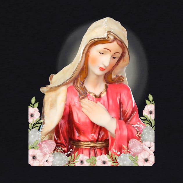 Holy Virgin of Virgin mother mary ceramic image photo by Sparkling Art